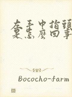 左手中指头麻木是怎么回事