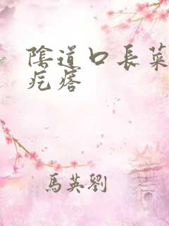 阴道口长菜花小疙瘩