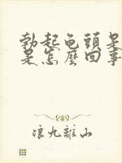 勃起龟头是软的是怎么回事