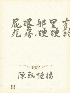 屁眼那里有一个疙瘩,硬硬的疼