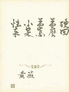 性小弟弟硬不起来是怎么回事