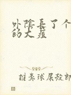 外阴长了个硬硬的大痘