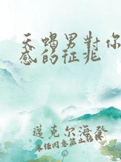 天蝎男对你有好感的征兆