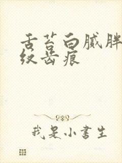 舌苔白腻胖大裂纹齿痕