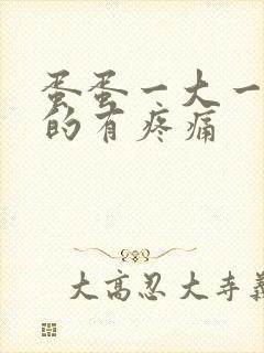 蛋蛋一大一小大的有疼痛