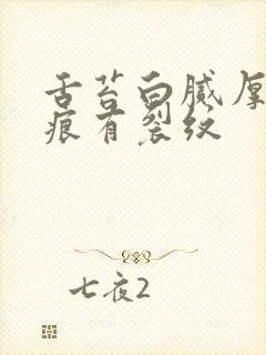 舌苔白腻厚有齿痕有裂纹