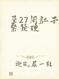 孕27周肚子发紧发硬