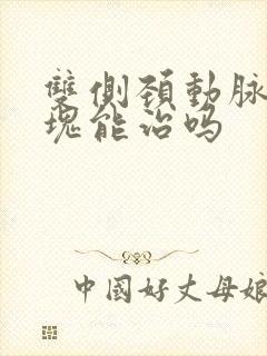 双侧颈动脉有斑块能治吗