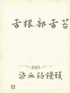 舌根部舌苔黄腻