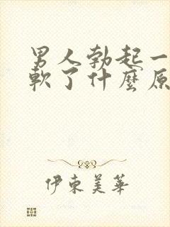 男人勃起一会就软了什么原因