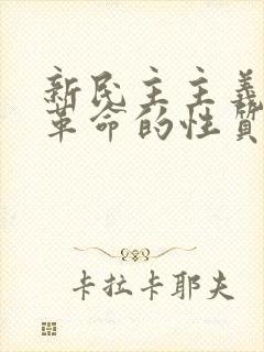 新民主主义革命革命的性质