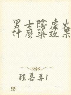 男士阴虚火旺吃什么药效果最好