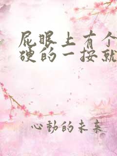 屁眼上有个包硬硬的一按就疼