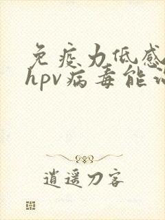 免疫力低感染了hpv病毒能治愈吗