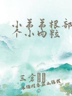 小弟弟根部长了个小肉粒