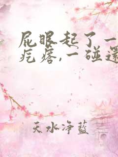 屁眼起了一个硬疙瘩,一碰还疼