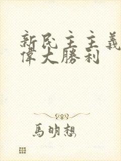 新民主主义革命伟大胜利