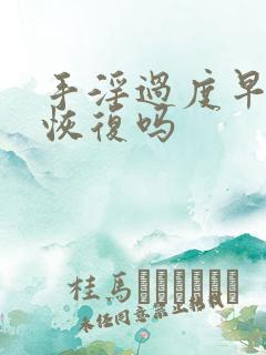 手淫过度早射会恢复吗