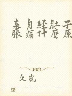 来月经肚子痛腰胀痛什么原因