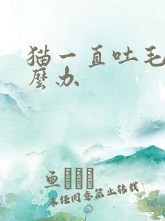 猫一直吐毛球怎么办