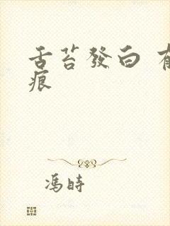 舌苔发白 有齿痕