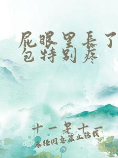 屁眼里长了一个包特别疼