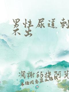 男性尿道刺痛尿不出