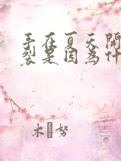 手在夏天开始开裂是因为什么