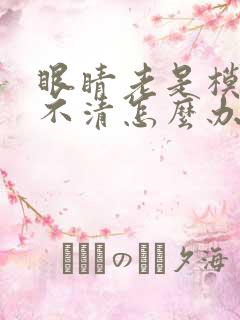 眼睛老是模糊看不清怎么办