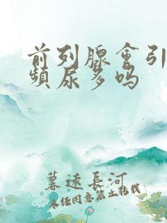 前列腺会引起尿频尿多吗