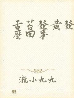 舌苔发黄发干怎么回事