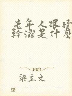 老年人眼睛模糊干涩是什么原因引起的