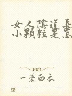 女人阴道长很多小颗粒是怎么回事