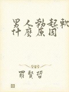 男人勃起软的快什么原因