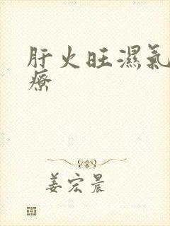 肝火旺湿气重食疗