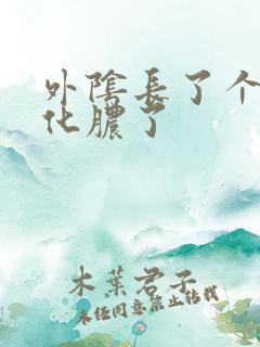 外阴长了个硬包化脓了