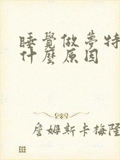 睡觉做梦特别累什么原因