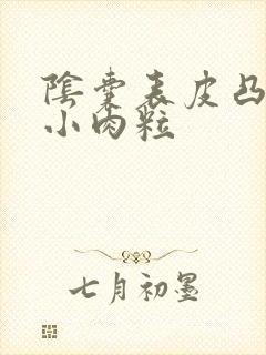 阴囊表皮凸起的小肉粒