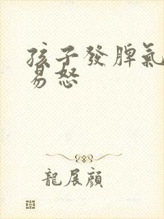 孩子发脾气暴躁易怒