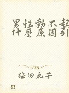 男性勃不起来是什么原因引起的呢