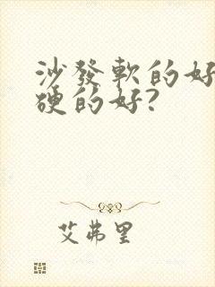 沙发软的好还是硬的好?