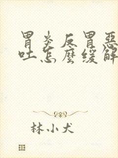 胃炎反胃恶心想吐怎么缓解