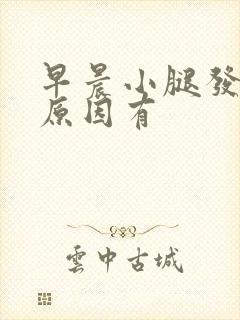 早晨小腿发凉的原因有