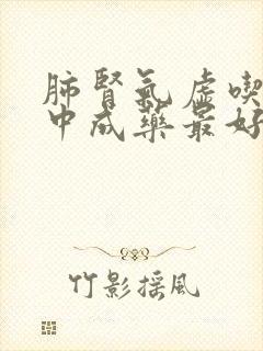 肺肾气虚吃什么中成药最好