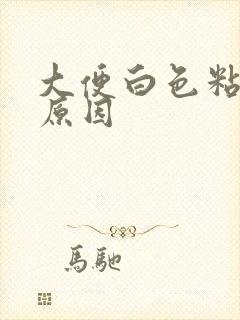 大便白色粘稠物原因