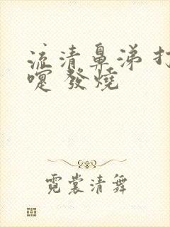 流清鼻涕 打喷嚏 发烧