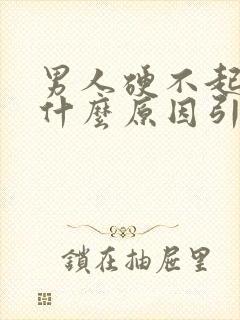 男人硬不起来是什么原因引起的