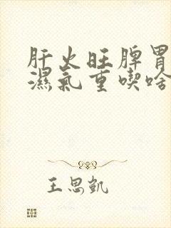 肝火旺脾胃虚寒湿气重吃啥药