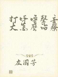 打呼噜声音特别大怎么治疗大人