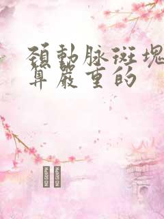 颈动脉斑块多大算严重的